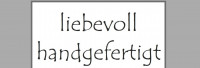 Etiketten "liebevoll handgefertigt" weiss+anthrazit Etiketten "liebevoll handgefertigt" weiss+anthrazit