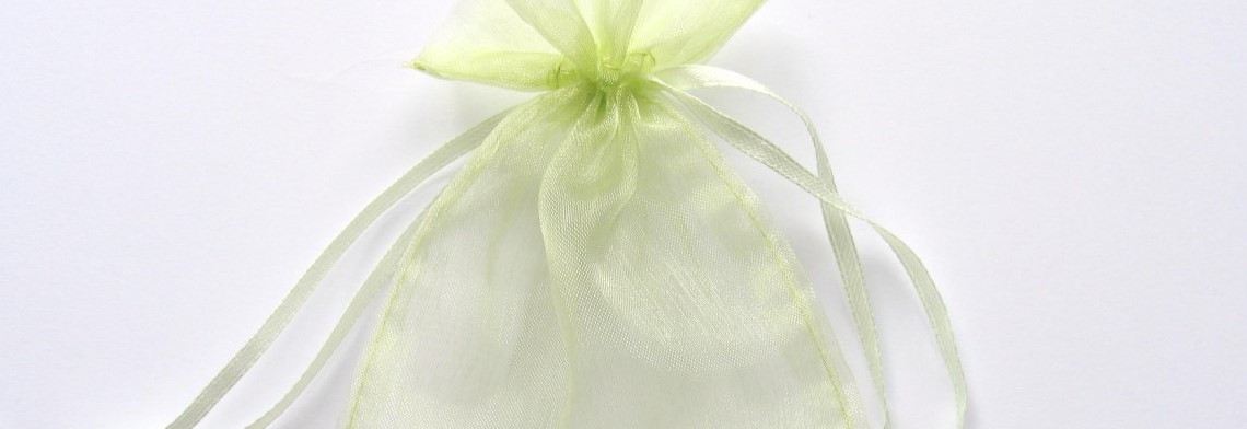 Organzabeutel limone 15x10cm Organzabeutel limone 15x10cm