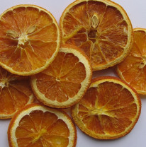 Orangenfrüchte in Scheiben. getrocknet     250g