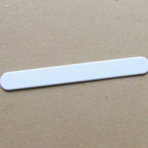 Cremespatel weiß Kunststoff 10cm, 20St