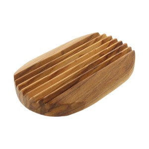 Seifenablage aus Olivenholz