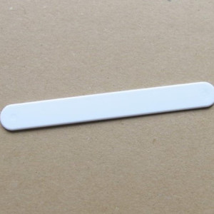 Cremespatel weiß Kunststoff 10cm, 20St